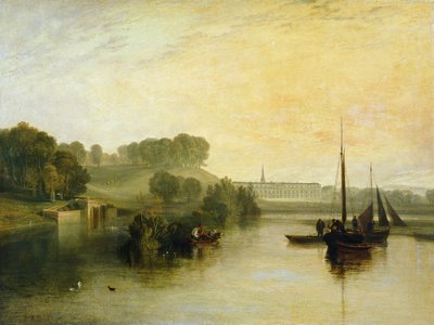 Petworth, Sussex, der Sitz des Earl of Egremont: Tauiger Morgen, 1810 von Joseph Mallord William Turner